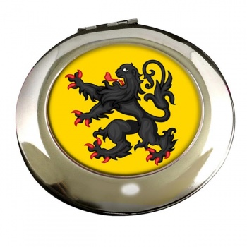 Vlaanderen Flandre (Belgium) Round Mirror