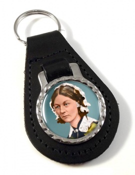 Florence Nightingale Leather Key Fob