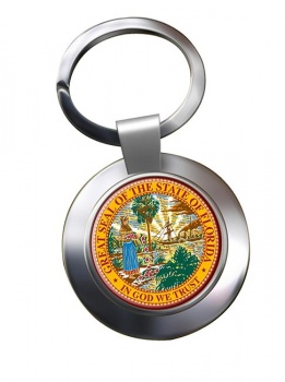 Florida Metal Key Ring