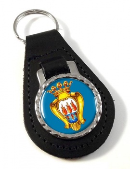 Foggia (Italy) Leather Key Fob