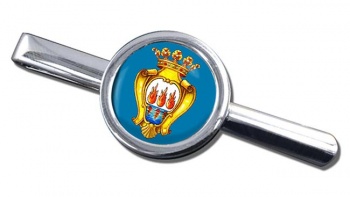 Foggia (Italy) Round Tie Clip