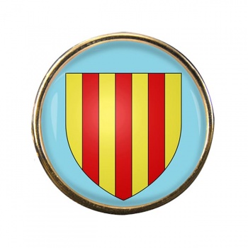 Foix (France) Round Pin Badge