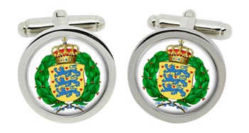 Royal Danish Army (Kongelige Danske H�ren) Cufflinks in Box