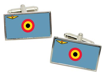 Belgian Air Force (Composante air) Flag Cufflinks in Box
