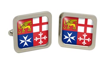 Italian Navy (Marina Militare) Square Cufflinks in Box