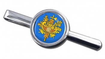 France (Crest) Round Tie Clip