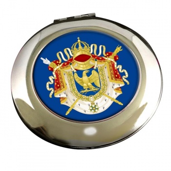 Grandes Armes Imperiales (France) Round Mirror
