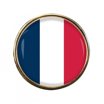 France (Flag) Round Pin Badge