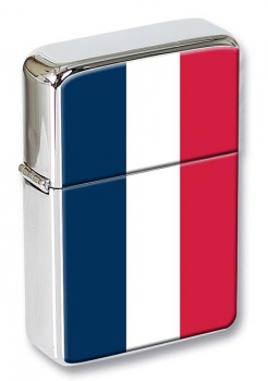 France (Flag) Flip Top Lighter