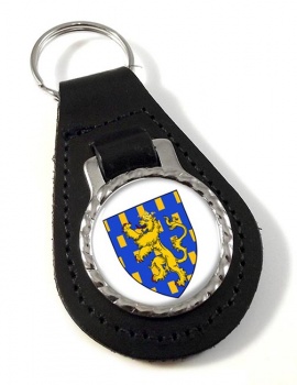 Franche-Comte (France) Leather Key Fob