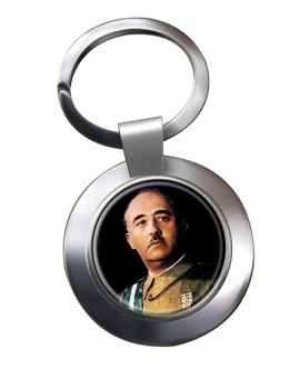 Generalissimo Franco Chrome Key Ring
