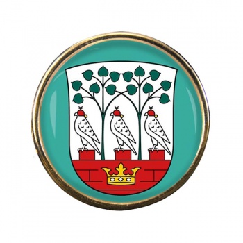 Frederiksberg Round Pin Badge