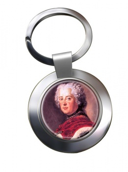 Frederick the Great Chrome Key Ring