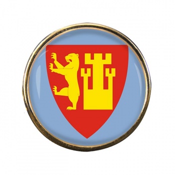 Fredrikstad (Norway) Round Pin Badge