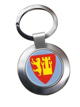 Fredrikstad (Norway) Metal Key Ring