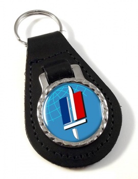 French Army (Arm�e de Terre) Leather Key Fob