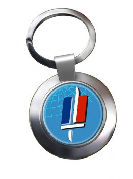 French Army (Arm�e de Terre) Chrome Key Ring