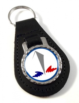 French Navy (Marine Nationale) Leather Key Fob