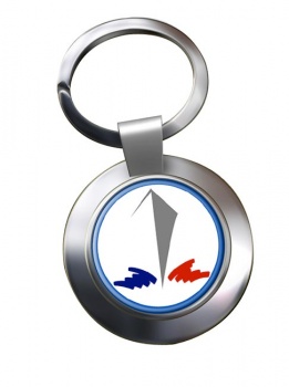 French Navy (Marine Nationale) Chrome Key Ring