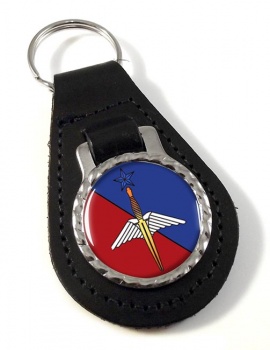 French Special Forces (Brigade des forces sp�ciales terre) BFST Leather Key Fob