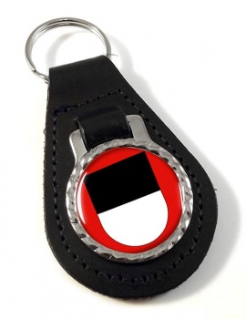 Fribourg (Switzerland) Leather Key Fob