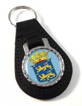 Friesland (Netherlands) Leather Key Fob