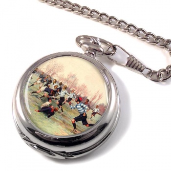 French Rugby at St. Cloud 1906 Pocket Watch