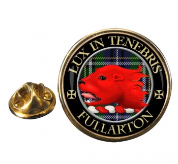 Fullarton Scottish Clan Round Pin Badge