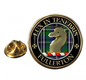 Fullerton Scottish Clan Round Pin Badge