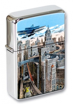 America of the Future Flip Top Lighter