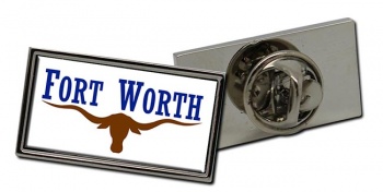 Fort Worth TX Flag Pin Badge