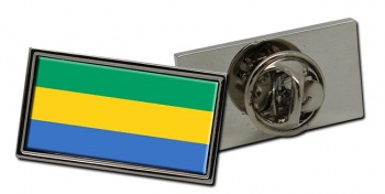 Gabon Flag Pin Badge