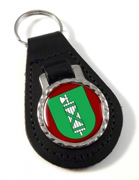 St. Gallen (Switzerland) Leather Key Fob