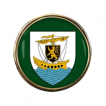 Galway City (Ireland) Round Pin Badge