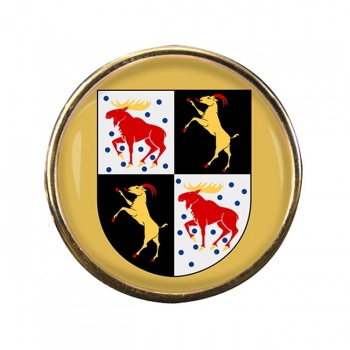 Gavleborg (Sweden) Round Pin Badge
