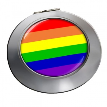 Gay Rainbow Chrome Mirror