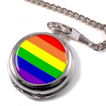Gay Rainbow Pocket Watch