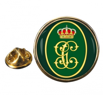 Guardia Civil Monogram Round Pin Badge