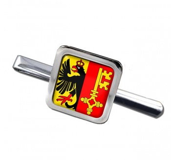 Geneve (Switzerland) Square Tie Clip