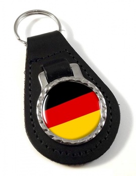 Deutschland Germany Leather Key Fob