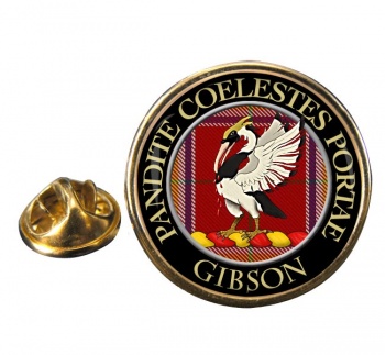 Gibson Scottish Clan Round Pin Badge