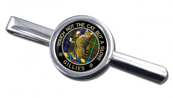 Gillies Scottish Clan Round Tie Clip