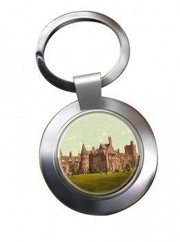 Girton College Cambridge Chrome Key Ring