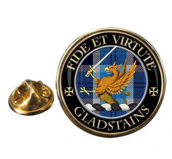 Gladstains Scottish Clan Round Pin Badge