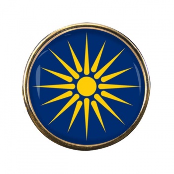 Macedonia (Greece) Round Pin Badge