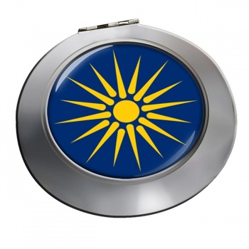Macedonia (Greece) Round Mirror