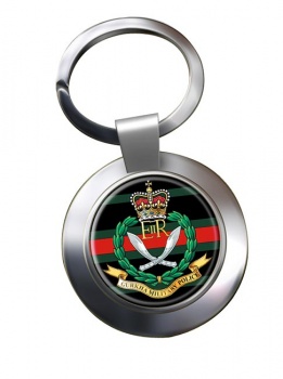 Gurkha Military Police (British Army) Chrome Key Ring