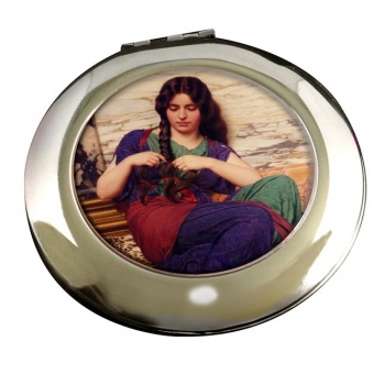 A Congenial Task by Godward Round Mirror