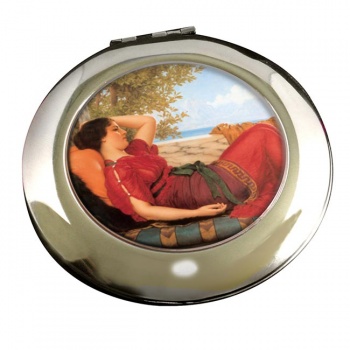 In Realms of Fancy by Godward Round Mirror