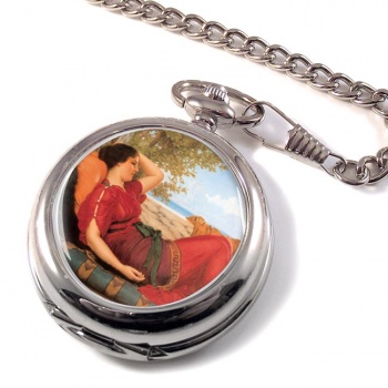 In Realms of Fancy by Godward Pocket Watch